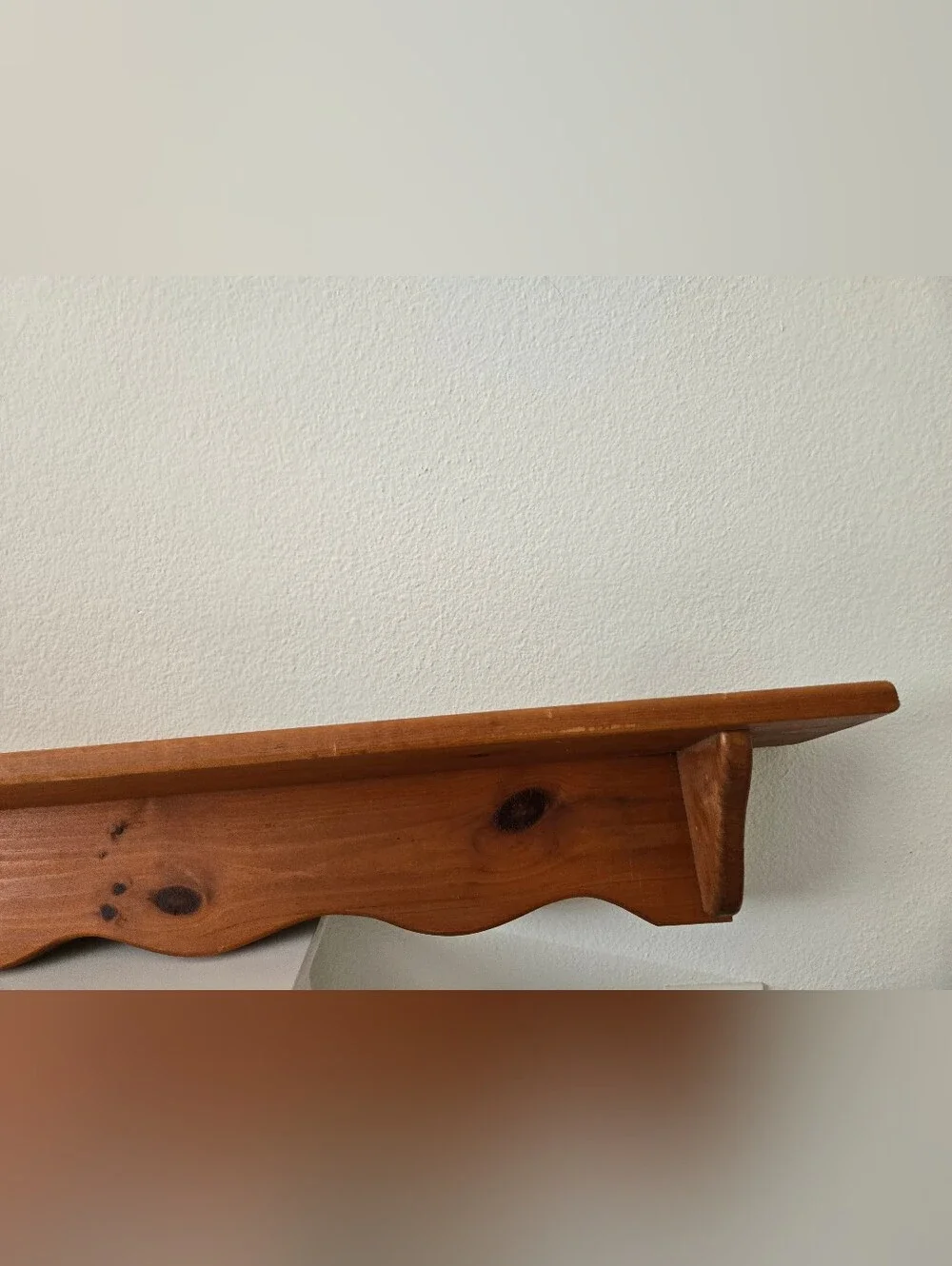 wooden wall shelf